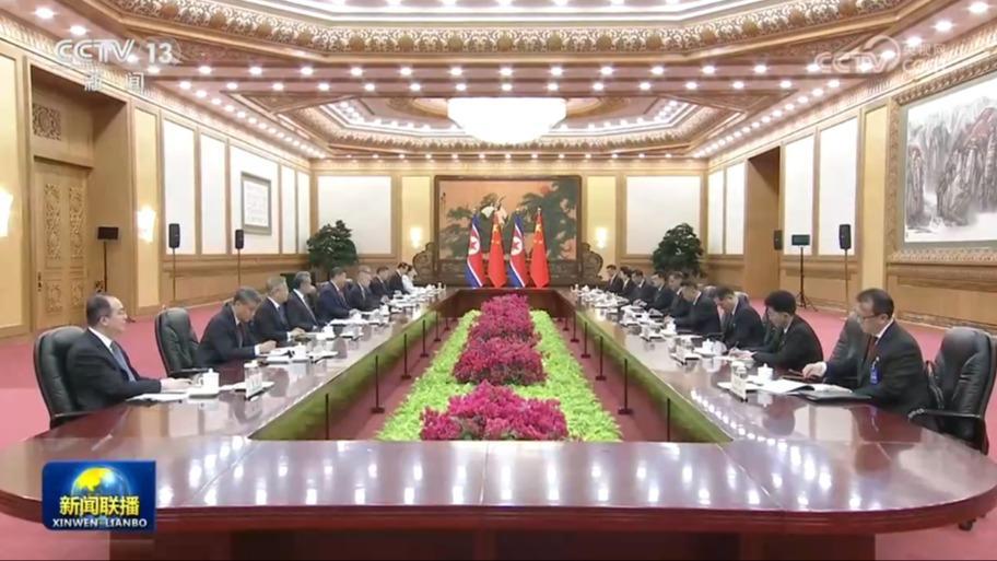 習近平會見朝鮮內閣總理